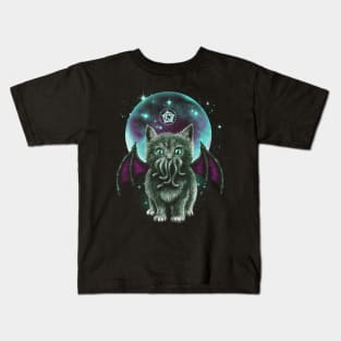 Cosmic Purrrcraft Kids T-Shirt